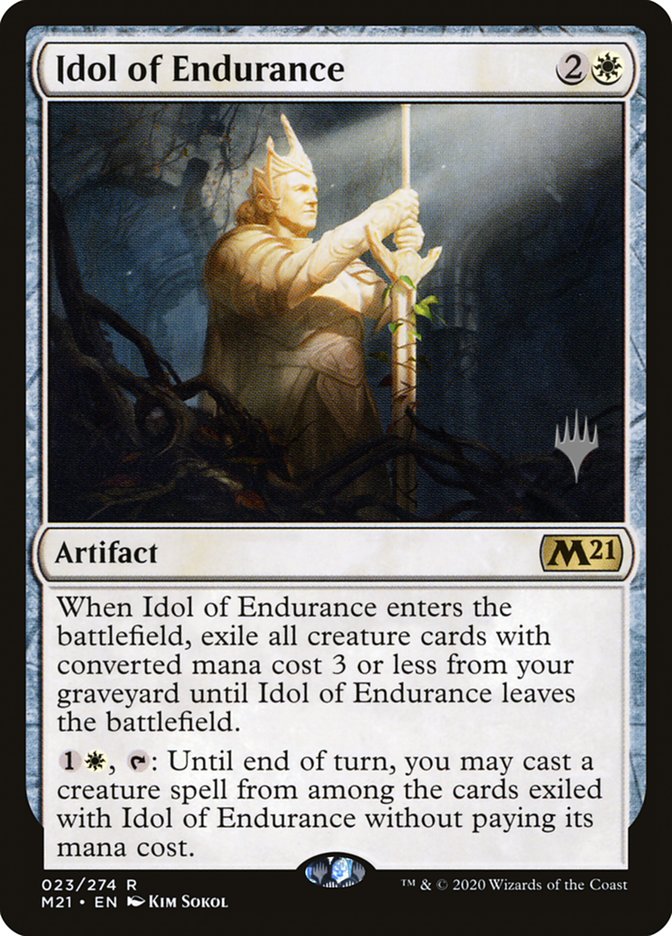 Idol of Endurance (Promo Pack) [Core Set 2021 Promos] | Enigma On Main