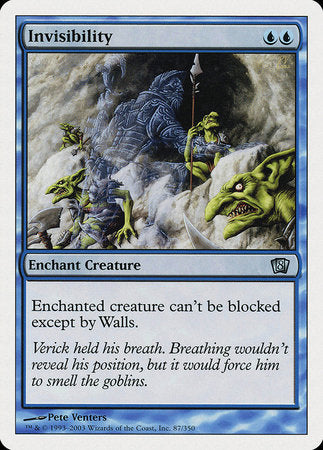 Invisibility [Eighth Edition] | Enigma On Main