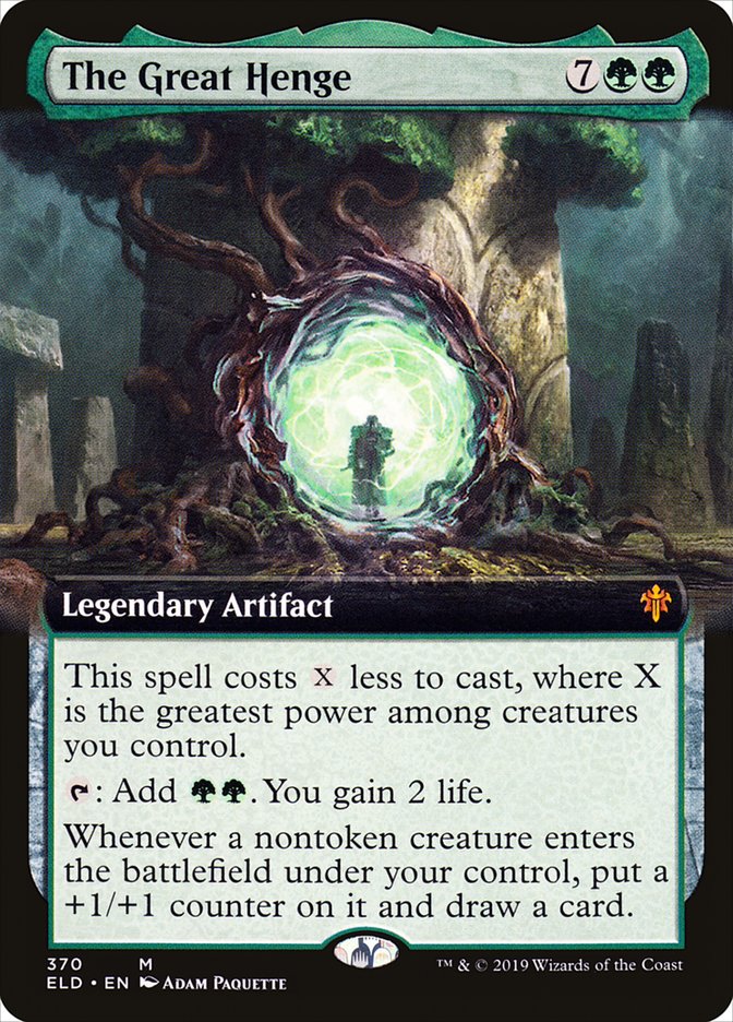 The Great Henge (Extended Art) [Throne of Eldraine] | Enigma On Main