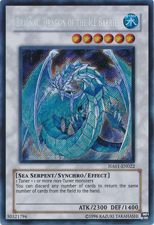 Brionac, Dragon of the Ice Barrier [HA01-EN022] Secret Rare | Enigma On Main