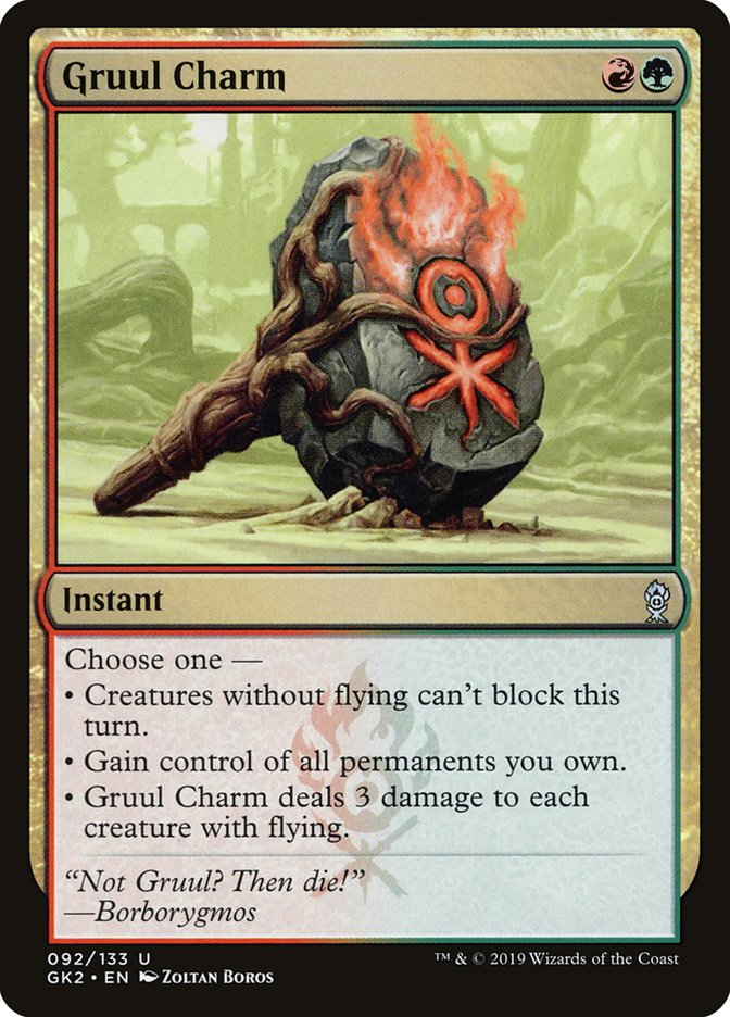 Gruul Charm [Ravnica Allegiance Guild Kit] | Enigma On Main