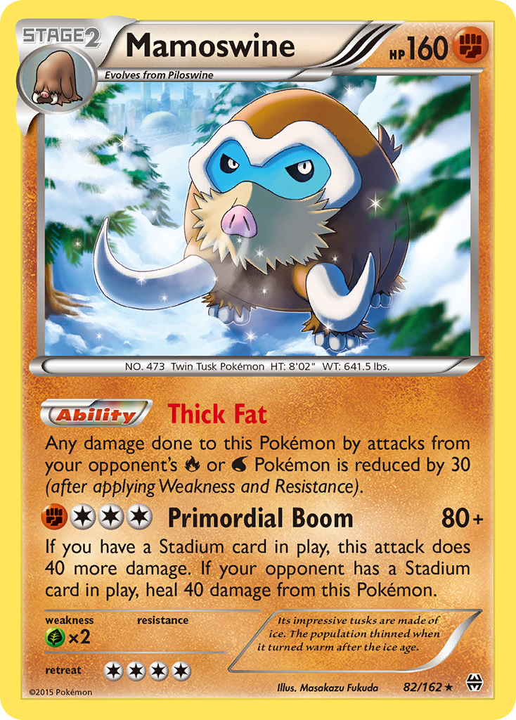 Mamoswine (82/162) [XY: BREAKthrough] | Enigma On Main