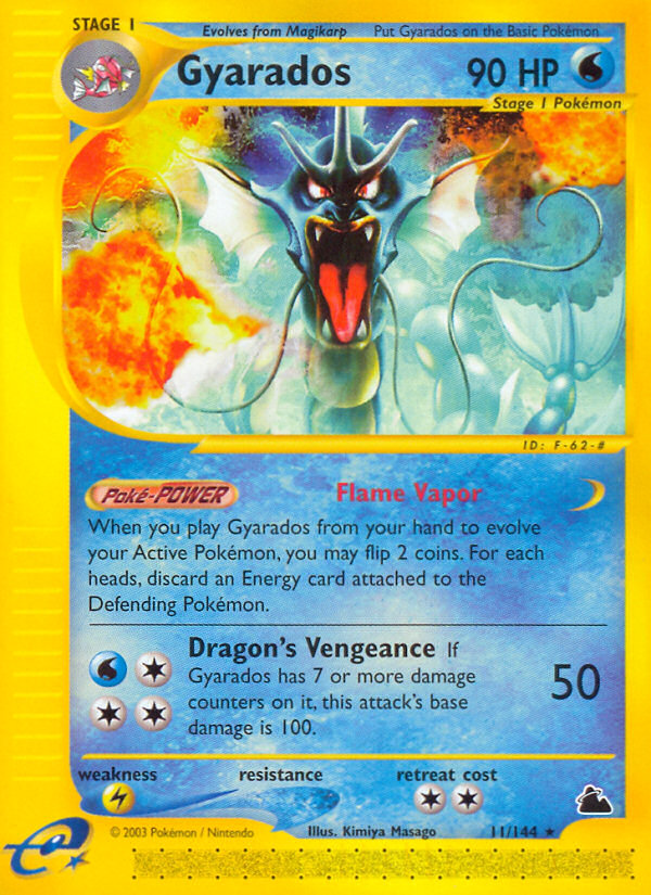 Gyarados (11/144) [Skyridge] | Enigma On Main