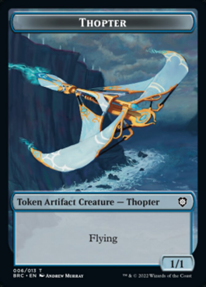 Copy // Thopter (006) Double-Sided Token [The Brothers' War Commander Tokens] | Enigma On Main