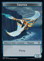 Copy // Thopter (006) Double-Sided Token [The Brothers' War Commander Tokens] | Enigma On Main