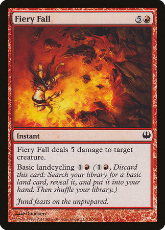Fiery Fall [Duel Decks: Knights vs. Dragons] | Enigma On Main