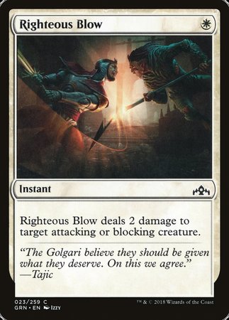 Righteous Blow [Guilds of Ravnica] | Enigma On Main