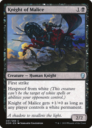 Knight of Malice [Dominaria] | Enigma On Main