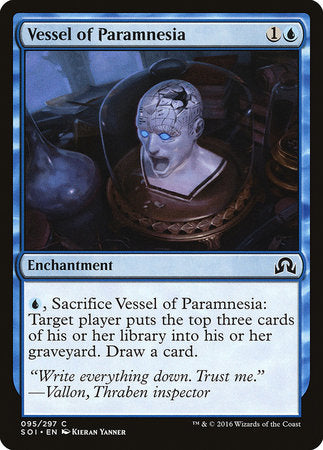 Vessel of Paramnesia [Shadows over Innistrad] | Enigma On Main