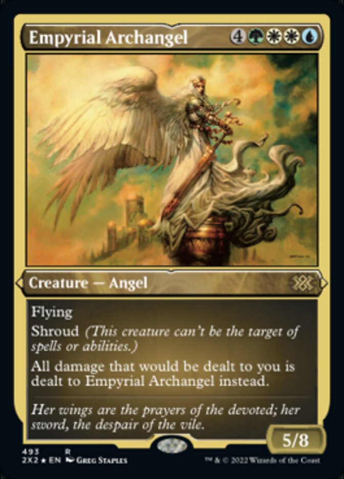 Empyrial Archangel (Foil Etched) [Double Masters 2022] | Enigma On Main