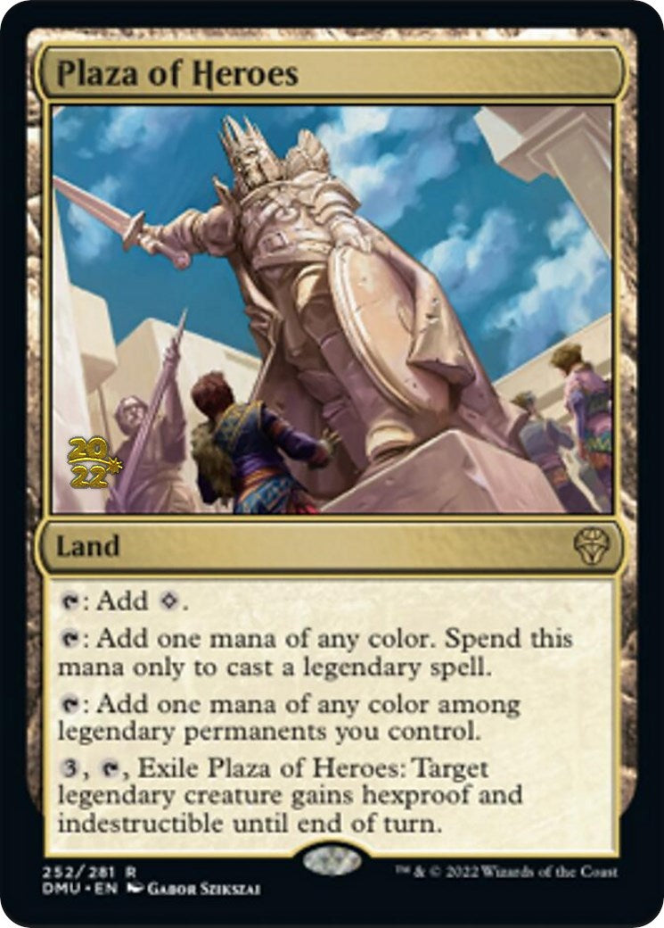 Plaza of Heroes [Dominaria United Prerelease Promos] | Enigma On Main