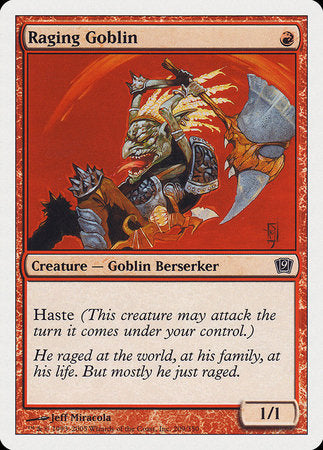 Raging Goblin [Ninth Edition] | Enigma On Main