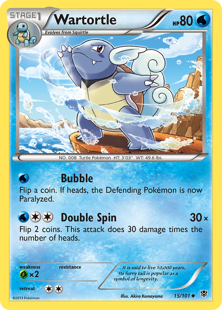 Wartortle (15/101) [Black & White: Plasma Blast] | Enigma On Main