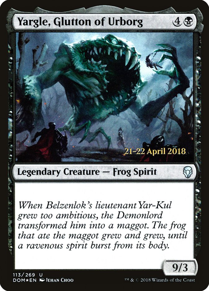 Yargle, Glutton of Urborg  [Dominaria Prerelease Promos] | Enigma On Main