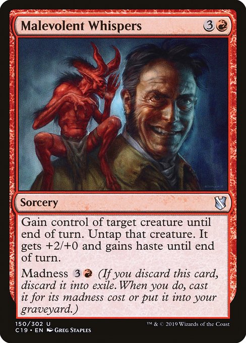 Malevolent Whispers [Commander 2019] | Enigma On Main