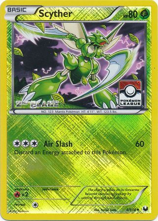 Scyther (4/108) (League Promo 2nd Place) [Black & White: Dark Explorers] | Enigma On Main