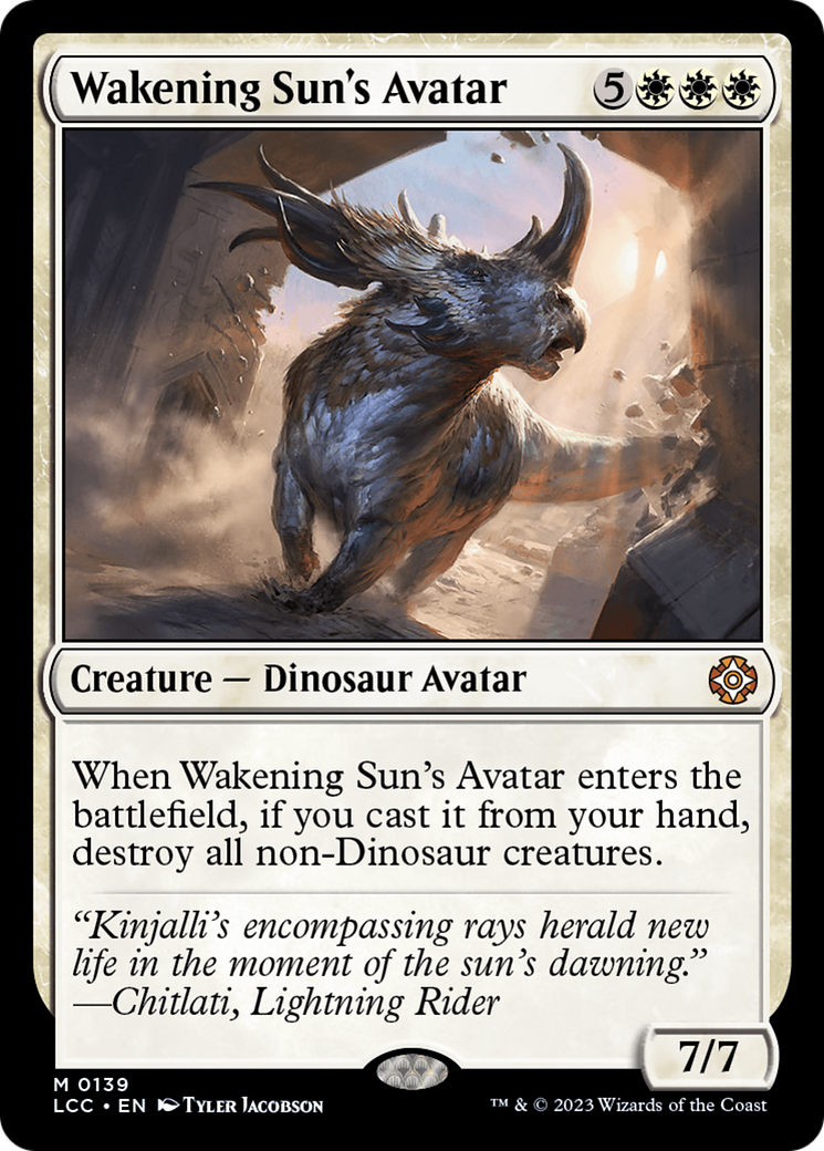 Wakening Sun's Avatar [The Lost Caverns of Ixalan Commander] | Enigma On Main