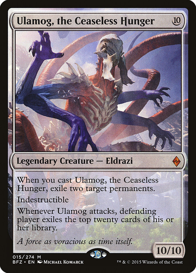 Ulamog, the Ceaseless Hunger [Battle for Zendikar] | Enigma On Main