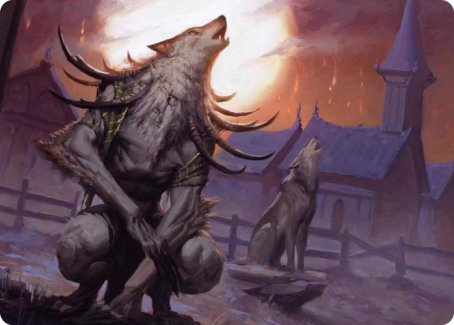 Lord of the Ulvenwald Art Card [Innistrad: Midnight Hunt Art Series] | Enigma On Main