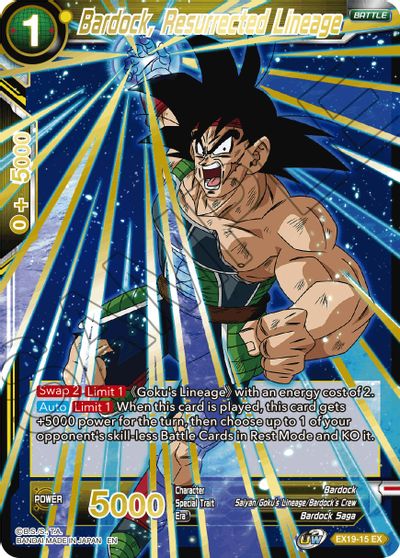 Bardock, Resurrected Lineage (EX19-15) [Special Anniversary Set 2021] | Enigma On Main