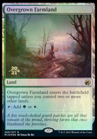 Overgrown Farmland [Innistrad: Midnight Hunt Prerelease Promos] | Enigma On Main