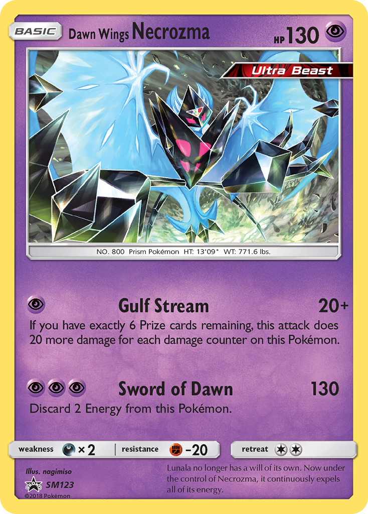 Dawn Wings Necrozma (SM123) [Sun & Moon: Black Star Promos] | Enigma On Main