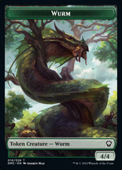 Soldier // Wurm Double-sided Token [Dominaria United Tokens] | Enigma On Main