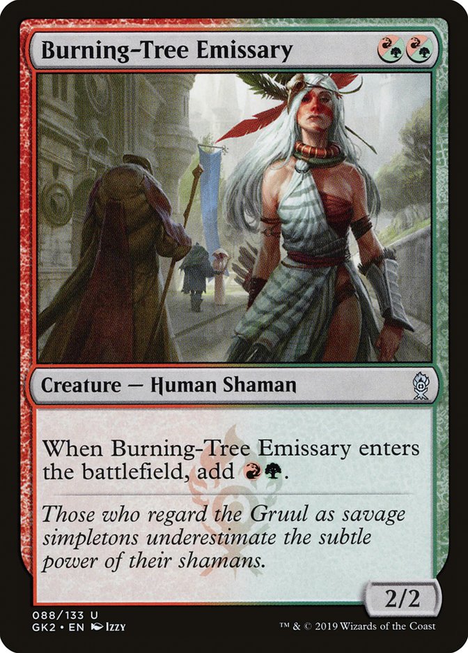 Burning-Tree Emissary [Ravnica Allegiance Guild Kit] | Enigma On Main