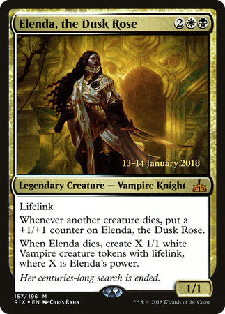 Elenda, the Dusk Rose [Rivals of Ixalan Promos] | Enigma On Main