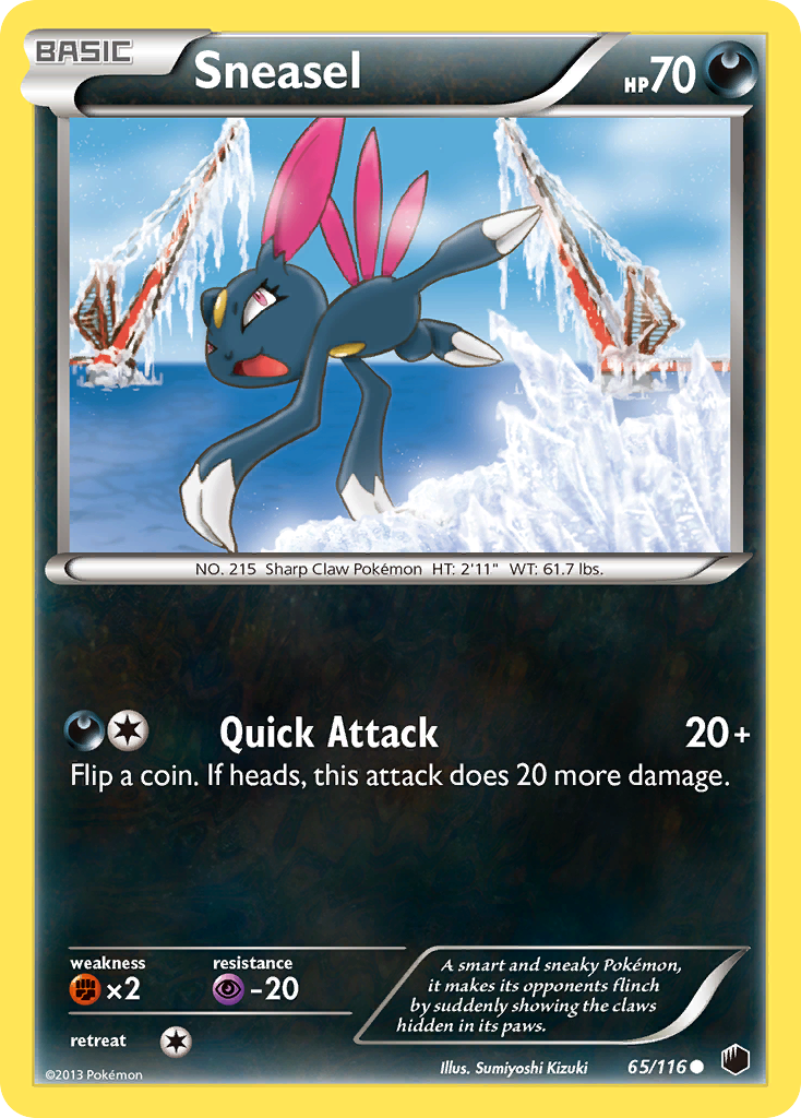 Sneasel (65/116) [Black & White: Plasma Freeze] | Enigma On Main