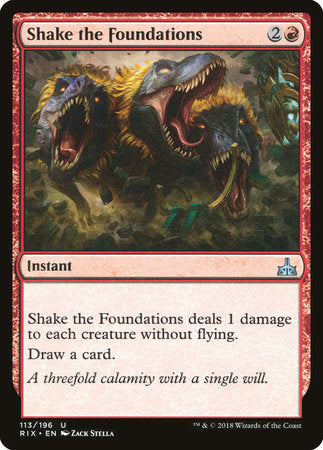 Shake the Foundations [Rivals of Ixalan] | Enigma On Main