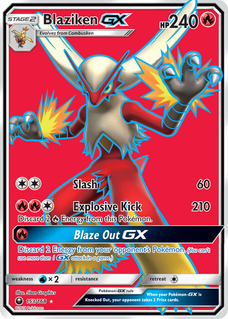 Blaziken GX (153/168) [Sun & Moon: Celestial Storm] | Enigma On Main