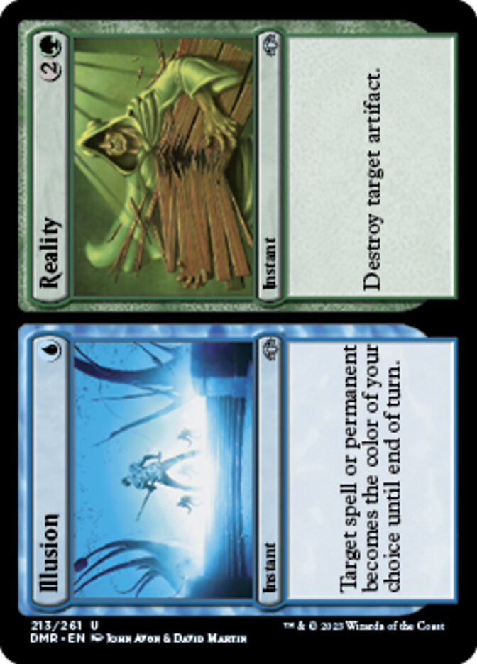 Illusion // Reality [Dominaria Remastered] | Enigma On Main
