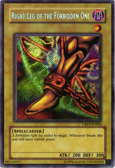 Right Leg of the Forbidden One [UBP1-EN001] Secret Rare | Enigma On Main