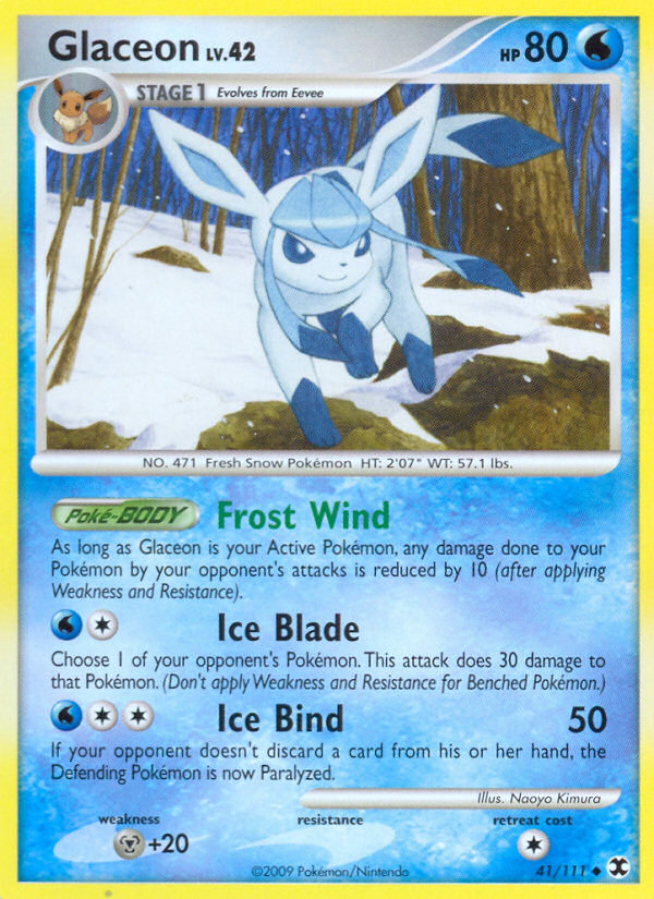 Glaceon (41/111) [Platinum: Rising Rivals] | Enigma On Main