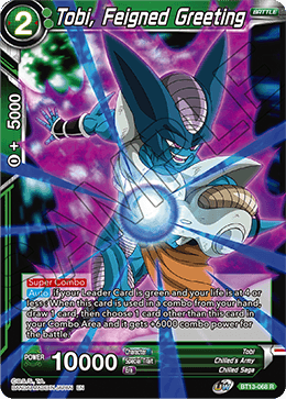 Tobi, Feigned Greeting (Rare) [BT13-068] | Enigma On Main