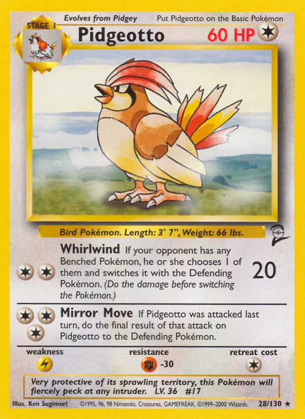 Pidgeotto (28/130) [Base Set 2] | Enigma On Main