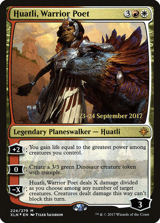 Huatli, Warrior Poet [Ixalan Promos] | Enigma On Main