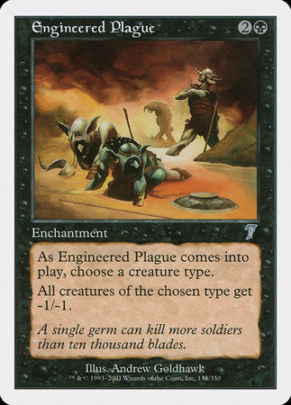 Engineered Plague [Seventh Edition] | Enigma On Main