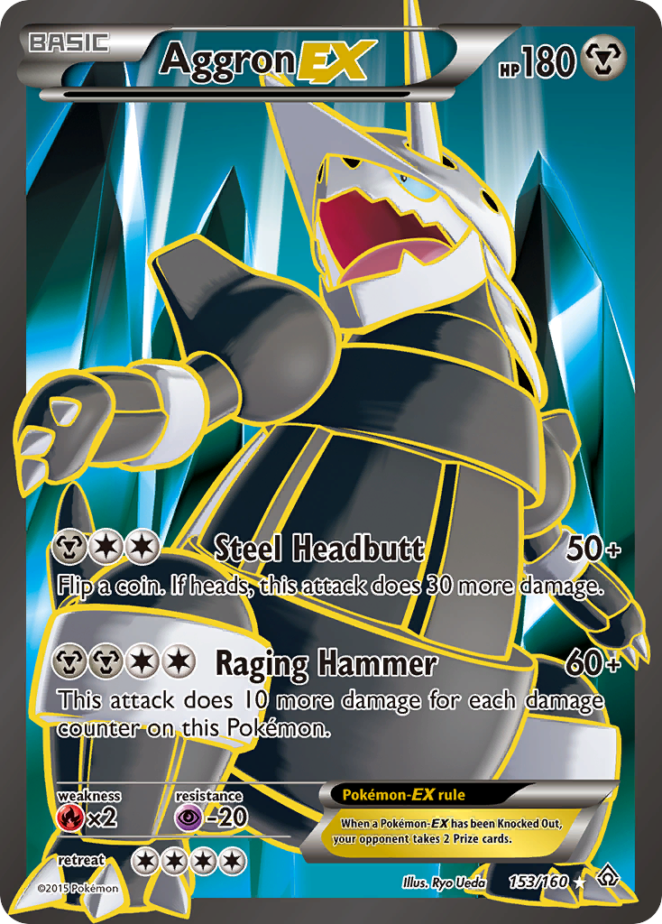 Aggron EX (153/160) [XY: Primal Clash] | Enigma On Main