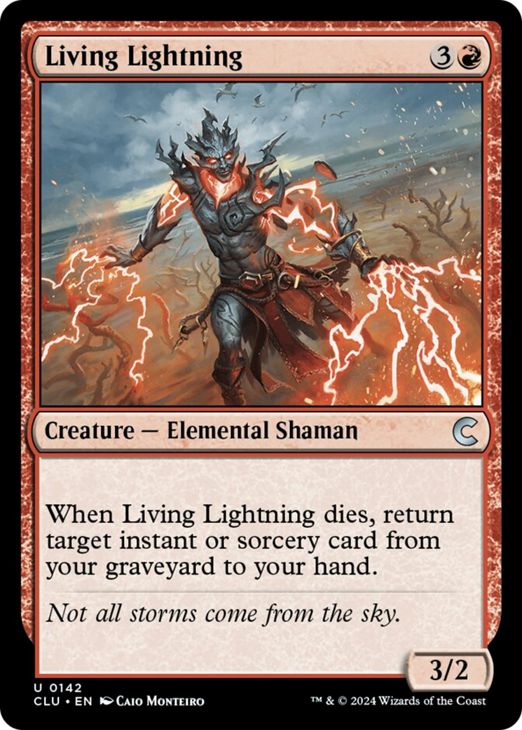 Living Lightning [Ravnica: Clue Edition] | Enigma On Main