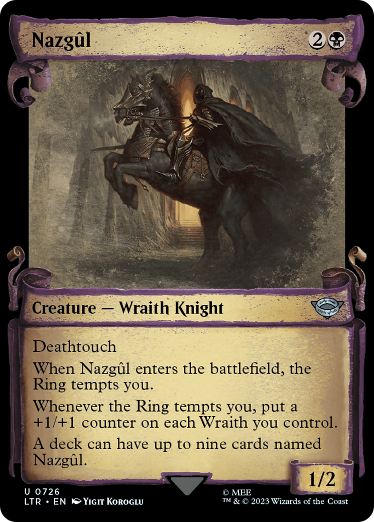 Nazgul (0726) [The Lord of the Rings: Tales of Middle-Earth Showcase Scrolls] | Enigma On Main