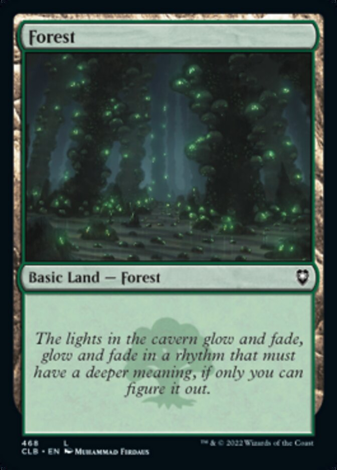 Forest (468) [Commander Legends: Battle for Baldur's Gate] | Enigma On Main