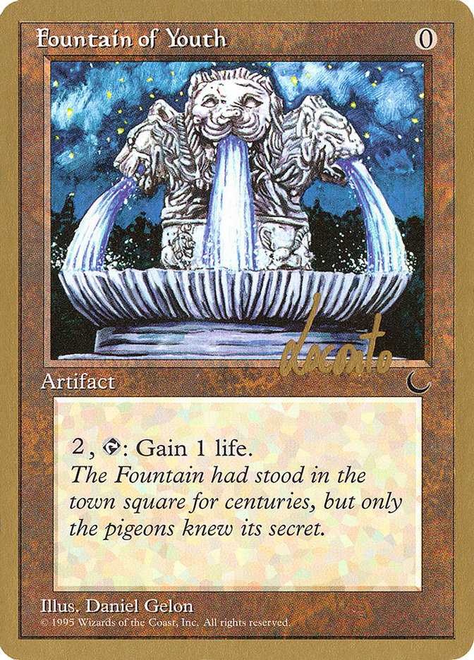 Fountain of Youth (Michael Loconto) [Pro Tour Collector Set] | Enigma On Main