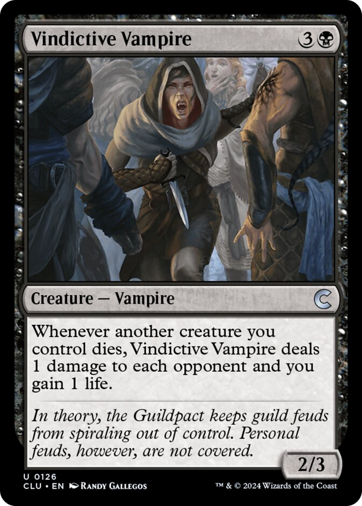 Vindictive Vampire [Ravnica: Clue Edition] | Enigma On Main