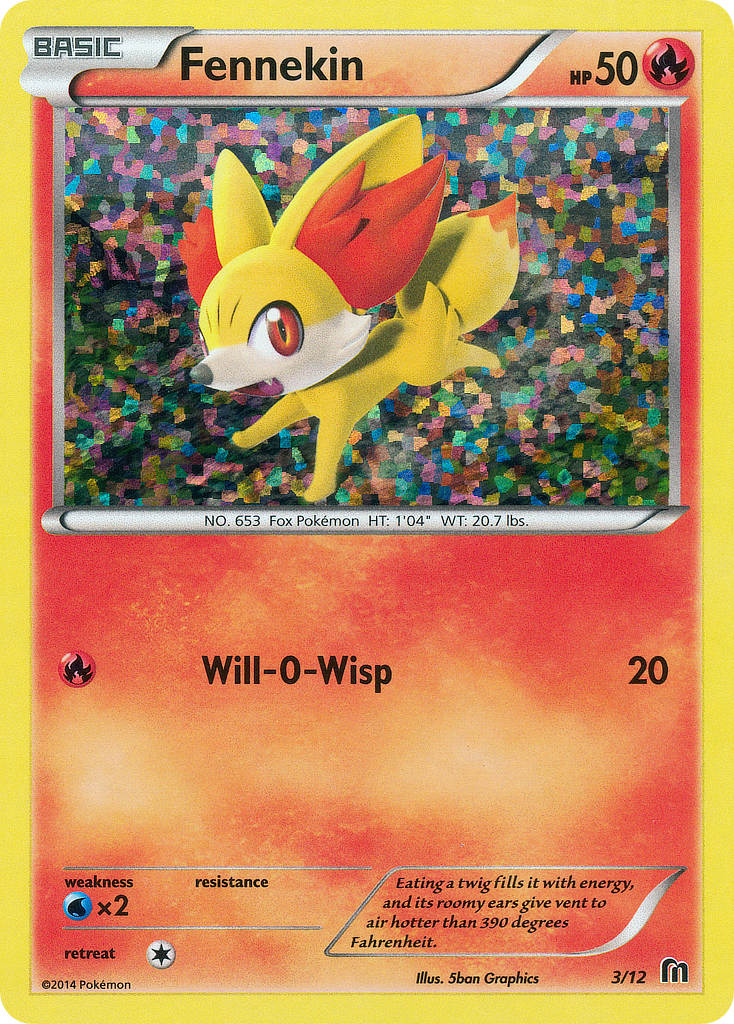 Fennekin (3/12) [McDonald's Promos: 2014 Collection] | Enigma On Main