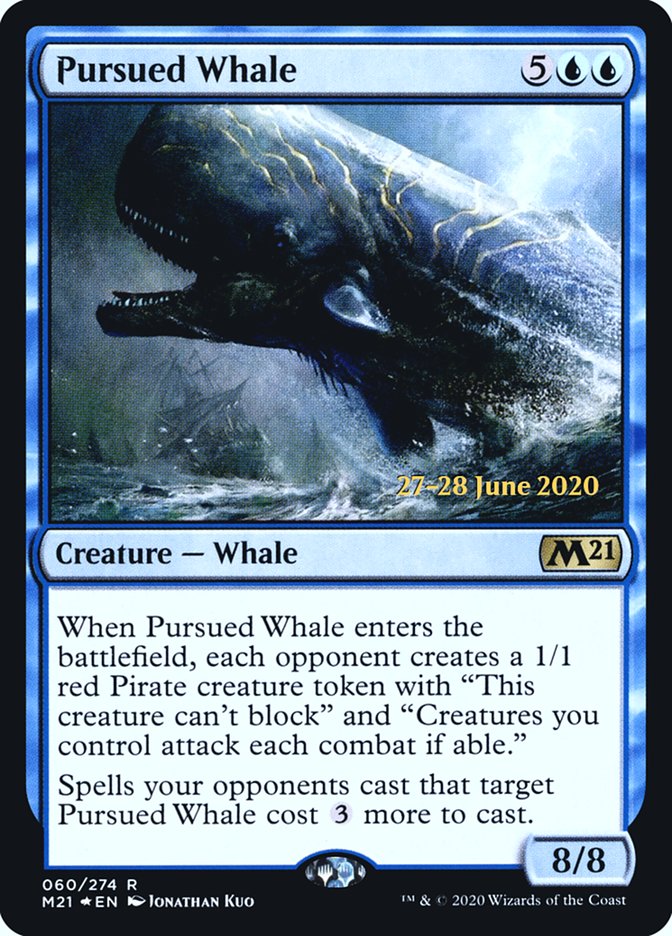 Pursued Whale  [Core Set 2021 Prerelease Promos] | Enigma On Main