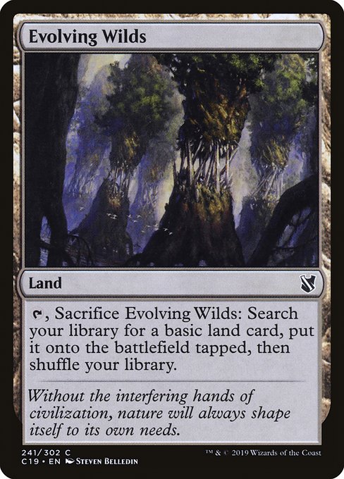 Evolving Wilds [Commander 2019] | Enigma On Main