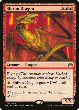 Shivan Dragon [Magic Origins] | Enigma On Main