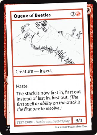 Queue of Beetles (2021 Edition) [Mystery Booster Playtest Cards] | Enigma On Main